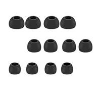 Adam Victor Silicone EarTips for JBL Tune 230NC/ 130NC TWS/Tune 125TWS/ Vibe 200TWS/ Free X, Buds Tips, S/M/L 3 Size, 6 Pairs, (Black713, Boxed) 713b6p