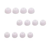 Adam Victor Silicone EarTips for JBL Tune 230NC/ 130NC TWS/Tune 125TWS/ Vibe 200TWS/ Free X, Buds Tips, S/M/L 3 Size, 6 Pairs, (White713, Boxed) 713w6p