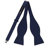 Adam Young Men's Self Tie Bow Ties Made of Sami-Glossy Satin Classic Bowtie for Tuxedo Faux Silk