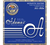 Adamas Akustik-Gitarren Saiten Nuova Phosphor Bronze beschichtet Round Core Satz Super Light .011-.052 - 1749NURC