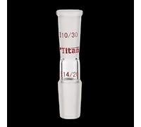 ADAMAS-BETA Glass Reducing Connecting Adapter from 10/30 Outer to 14/20 Inner Glass Joint Lab Glassware