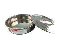 Adamas-Beta Test Sieve Pan and Lid for Chrome Plating Steel Frame φ30cm/12" Diameter Sieve