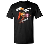 ADAMF WRNNUP Get in Good Johnny Winter Captured Live Tshirt Black XL