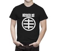 ADAMF WRNNUP Husker Du T Shirt Band Logo Hüsker Dü L Black