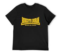 ADAMF WRNNUP Men's to New Roberto Duran Manos De Piedra Boxing Legend T-Shirts Black 3XL