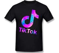 ADAMF WRNNUP nde Men's T_Ok T_Ik Cotton Lightweight Classical Vintage Short Sleeve T-Shirt S Black