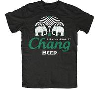 ADAMF WRNNUP TIANTIAN Chang Beer T-Shirt Thailand, Elephant, Bangkok, Logo, Hangover, Fun, Cult, Men's Short-Sleeve T-Shirt XX-Large Black L