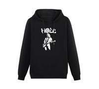 ADAMJORDAN Courtney Love Hole Pretty On The Inside Cotton Soft Hooded Hoodie for Men Size S Black