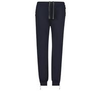 ADAMO Jogging Trousers Long with Cuffs and Zip for Men up to Plus Size 14XL, Size:5XL, Colour:Navy