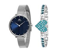 ADAMO Ladies Girls Analog Watch (Dial Colour Strap), sky blue, Strap