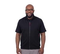 ADAMO Sleeveless sweat waistcoat for men in plus sizes 2XL-14XL