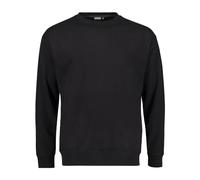 ADAMO Sweatshirt with round neck in plus sizes 2XL-14XL men, Size:7XL, Colour:Black