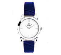 ADAMO White Dial Thin Watch for Women Girls AD72SB01