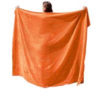 ADAMO XXL Oversize Beach & Bath Towel - 155 x 220 cm or 100 x 220 cm, Orange