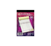 ADAMS-78 Pukka Pad NCR Duplicate Invoice Book A5 60gsm, 50-Set/100 Sheet, No Carbon
