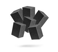 Adam's Block Applicator (6 Pack) - Trim Dressing & Tire Shine Applicator Pad for Car Detailing | Reusable & Customizable Durafoam | for Use After Car Wash Wheel Cleaner