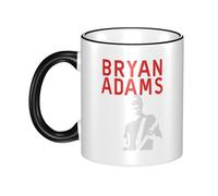 Adams Canadian Rock Singer Bryan Ceramic Coffee Mugs Drinking Mugs for Water and Milk Ceramic Coffee Cups with Handle