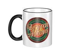 Adams Canadian Rock Singer Bryan Ceramic Coffee Mugs Drinking Mugs for Water and Milk Ceramic Coffee Cups with Handle