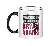 Adams Canadian Rock Singer Bryan Ceramic Coffee Mugs Drinking Mugs for Water and Milk Ceramic Coffee Cups with Handle