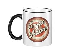 Adams Canadian Rock Singer Bryan Ceramic Coffee Mugs Drinking Mugs for Water and Milk Ceramic Coffee Cups with Handle
