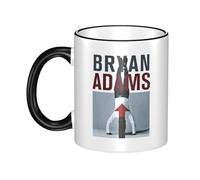 Adams Canadian Rock Singer Bryan Ceramic Coffee Mugs Drinking Mugs for Water and Milk Ceramic Coffee Cups with Handle