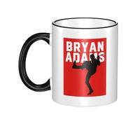 Adams Canadian Rock Singer Bryan Ceramic Coffee Mugs Drinking Mugs for Water and Milk Ceramic Coffee Cups with Handle