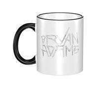 Adams Canadian Rock Singer Bryan Ceramic Coffee Mugs Drinking Mugs for Water and Milk Ceramic Coffee Cups with Handle