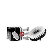 Adam's Carpet Drill Brush - A Cleaning Tool Attachment for Scrubbing/Cleaning Carpet, Upholstery, Leather Seats & Chairs, Floor Matts, Trunk, Furniture, Interior Boat, RV & Car Accessories