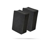 Adam's Clay Block (2pk) - Reusable Hybrid Clay Bar Sponges That Remove Embedded Residues Like Brake Dust, Paint Overspray, & Stuck-On Dirt from Your Car, Truck, Van, or RV Surfaces