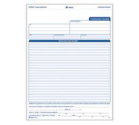 Adams Contractor Invoice Forms, 8.5 x 11.44 Inch, 3-Part, Carbonless, 100-Pack, White, Canary and Pink (NC3822)