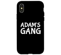 Adam's Gang First Name Adam Bachelor Party Wedding Case for iPhone X/XS