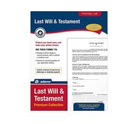Adams Last Will and Testament, Forms and Instructions, Includes CD (LF235)