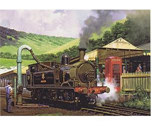 Adams O2 Southern Railway Isle of Wight Steam Train Engine Blank Birthday Card