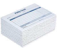Adams Petty Cash Receipt Pad, Carbonless 1-Part Book, 5 x 3.5 Inches, 50 Copies per Pad, Rent Receipts Set, Pack of 12 (9672ABF)