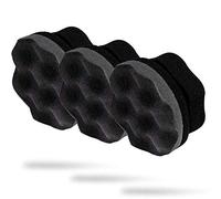 Adam's Polishes Pro Tire Hex Grip Applicator (3 Pack) - Tire Shine Car Detailing Foam Sponge Tool|Car Cleaning Supplies After Car Wash Tire Cleaner | for Vinyl Rubber & Trim Accessories-Wheel Cleaner