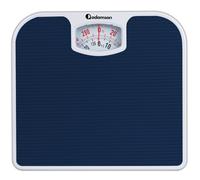 Adamson A21 Analog Scales for Body Weight - Up to 300 LB - New - Anti-Skid Rubber Surface + Large Numbers - Analog Bathroom Scale - Affordable - Durable with 20-Year Assurance - Blue
