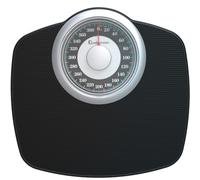 Adamson A25 Scales for Body Weight - Up to 400 LB - 5.3" Dial on 12.4" x 12" Platform - Anti-Skid Rubber Surface - High Precision Bathroom Scale Analog - Durable with 20-Year Assurance - w/Turquoise