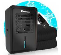 Adamson B10 Mattress Cooler System - Twin 190 x 100 CM - New-100% Cotton Cooling Mattress for Night Sweats - Temperature Control - Ideal for Hot Sleepers - Midnight Black