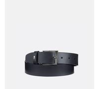 Tommy Hilfiger Men’s 3.5 cm Adan Leather Belt, Blue (Space Blue), 33.5 inches