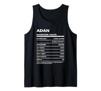 Adán Nutrition Facts Name Funny Tank Top