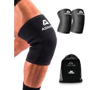 Adanis Compression Sleeves Pair for Joint Support - Elbow & Knee Sleeves with Silicone Anti-Slip Grip, Breathable Moisture-Wicking Fabric - Tennis Elbow, Arthritis, Gym & Weightlifting, S-XL