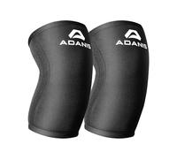 Adanis Knee Sleeves Pair for Gym, Weightlifting & Powerlifting - Knee Support Compression Sleeve with Silicone Anti-Slip Grip, Breathable Moisture-Wicking Fabric - Squats & Deadlifts - Large