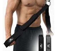 Adanis Triceps Rope Cable Attachment 66Cm, Heavy-Duty Padded Non-Slip Grip For Pushdowns, Cable Machine, Black