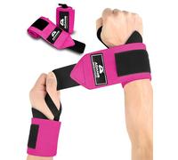 Adanis Wrist Wraps for Weightlifting (Pair) - 50cm Adjustable Wrist Support with Thumb Loop & Durable Velcro - Non-Slip Heavy Duty Gym Straps for Powerlifting, CrossFit & Strength Training