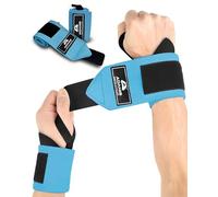 Adanis Wrist Wraps for Weightlifting (Pair) - 50cm Adjustable Wrist Support with Thumb Loop & Durable Velcro - Non-Slip Heavy Duty Gym Straps for Powerlifting, CrossFit & Strength Training