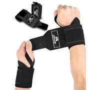 Adanis Wrist Wraps for Weightlifting (Pair) - 50cm Adjustable Wrist Support with Thumb Loop & Durable Velcro - Non-Slip Heavy Duty Gym Straps for Powerlifting, CrossFit & Strength Training