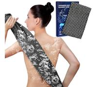 Adanluxe Japanese Exfoliating Shower Towel, Exfoliating Washcloth Towel, Exfoliating Body Scrubber for Scrubbing & Washing, Back Scrubber Washer for Shower Bath