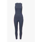 Adanola Womens Midnight Blue Ultimate Short-sleeved Stretch-woven Playsuit Xxs