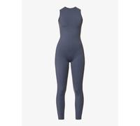Adanola Womens Midnight Blue Ultimate Sleeveless Stretch-woven Jumpsuit M