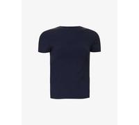 Adanola Womens Vy Blue Ultimate Slim-fit Stretch-woven T-shirt M